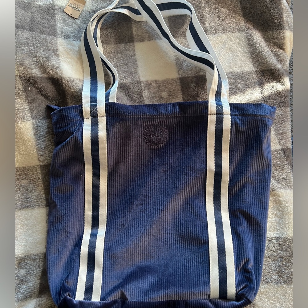Velvet tote bag